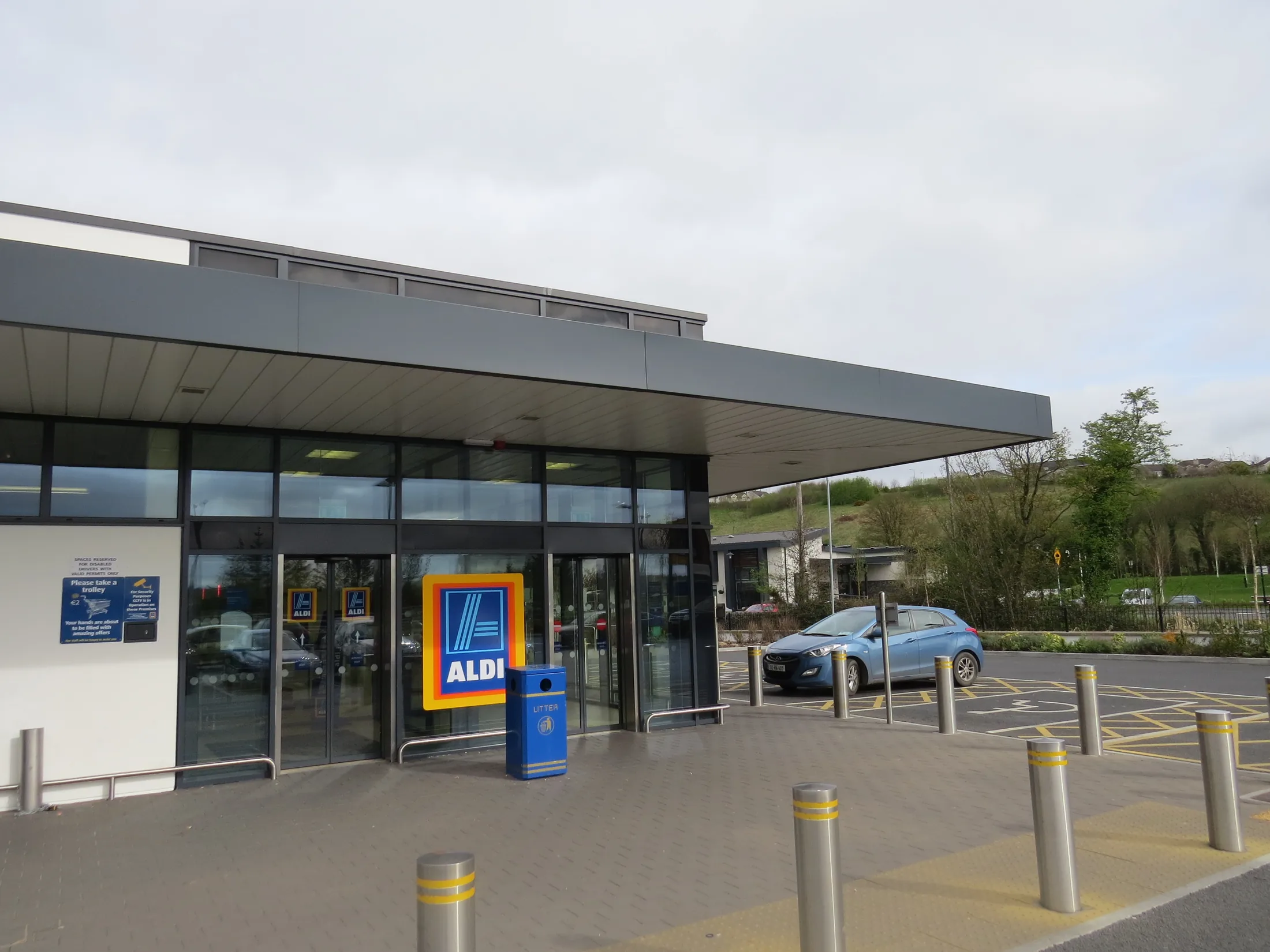 Completed Aldi store at Carrickmacross
