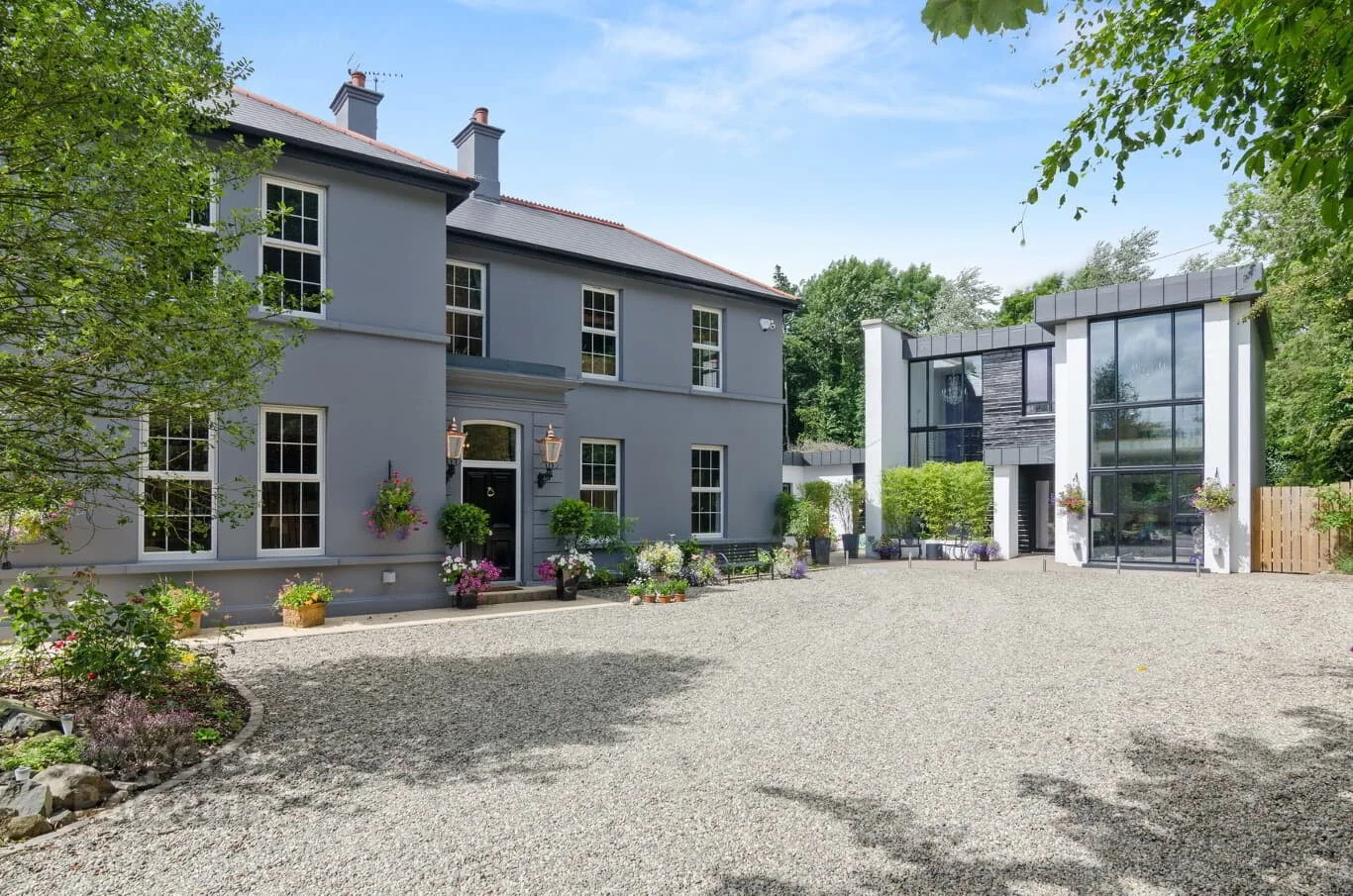 Restored Holly House and modern extension