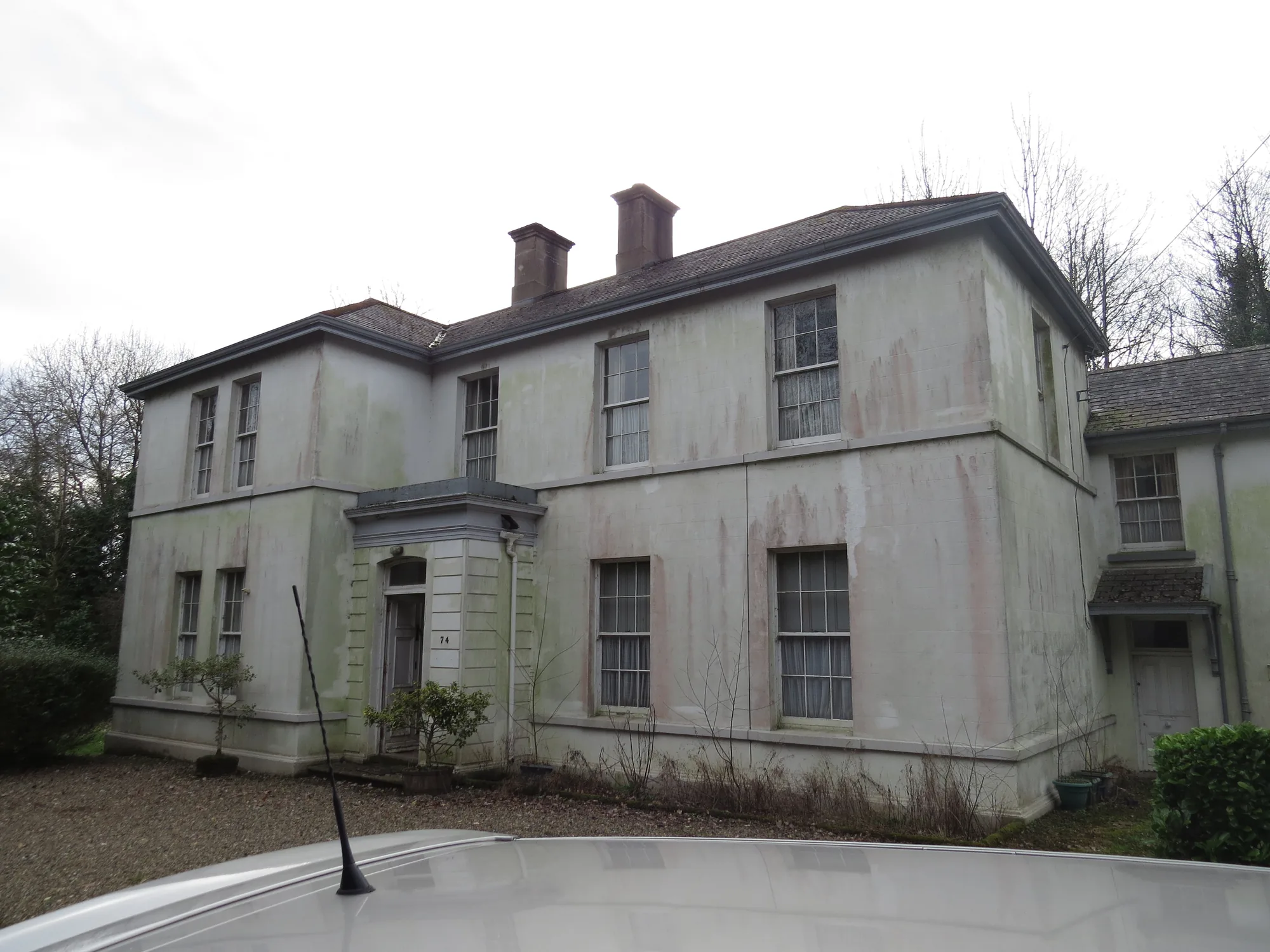 Front elevation of Holly House before restoration