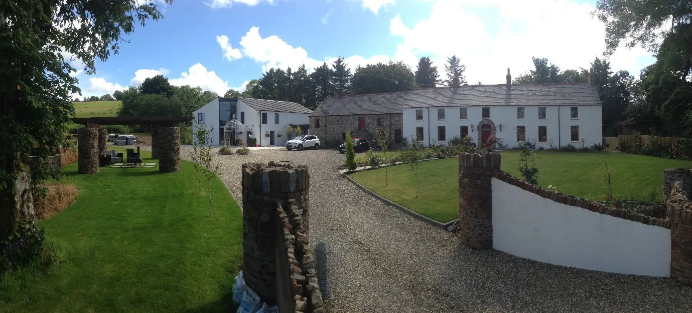 Restored Ling House and grounds in Claudy