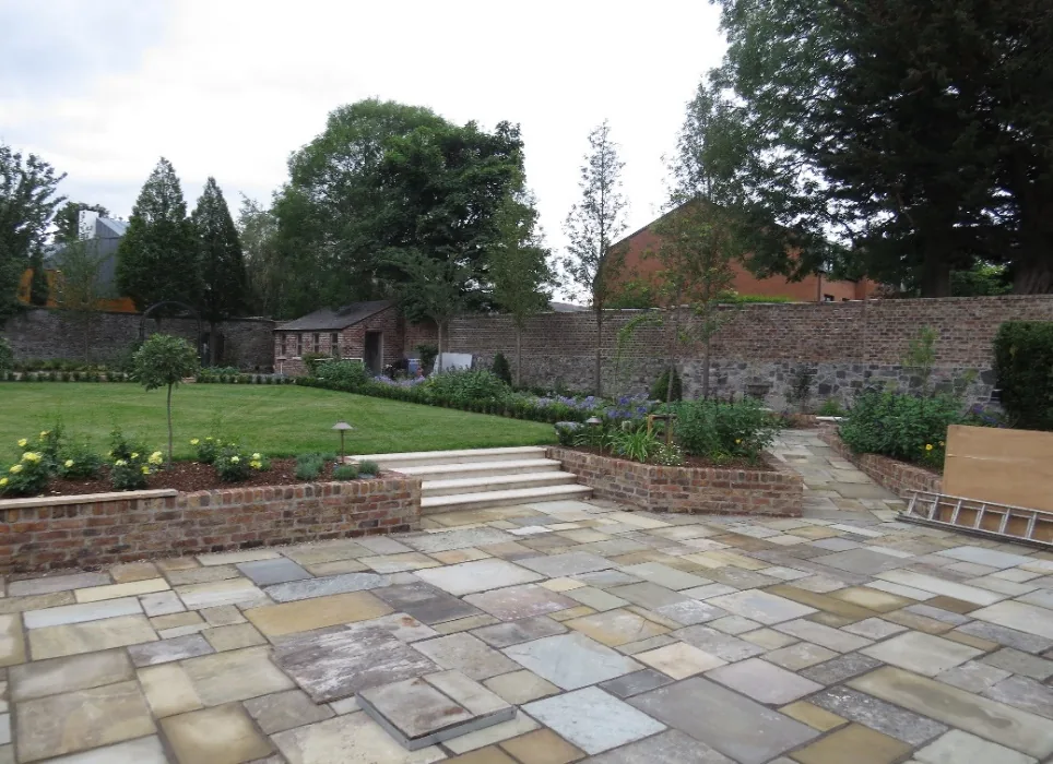 Landscaped rear garden
